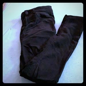 Black stretch skinny jeans